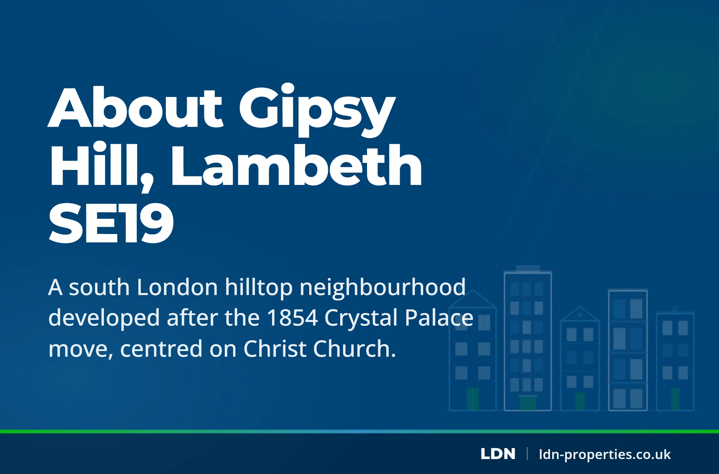 About Gipsy Hill, Lambeth SE19 — LDN Properties
