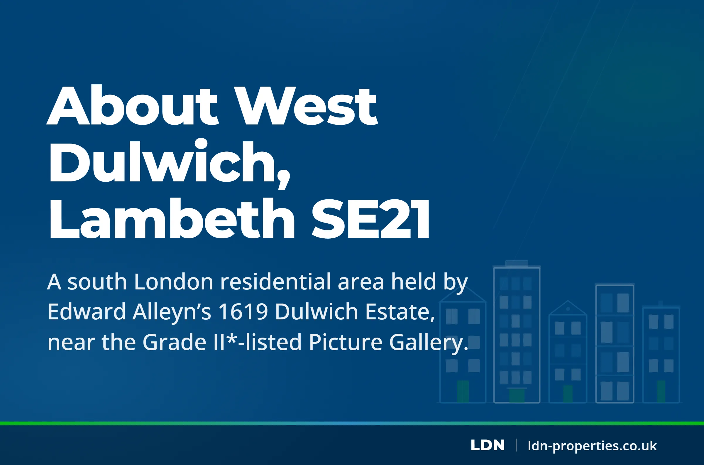 About West Dulwich, Lambeth SE21 — LDN Properties