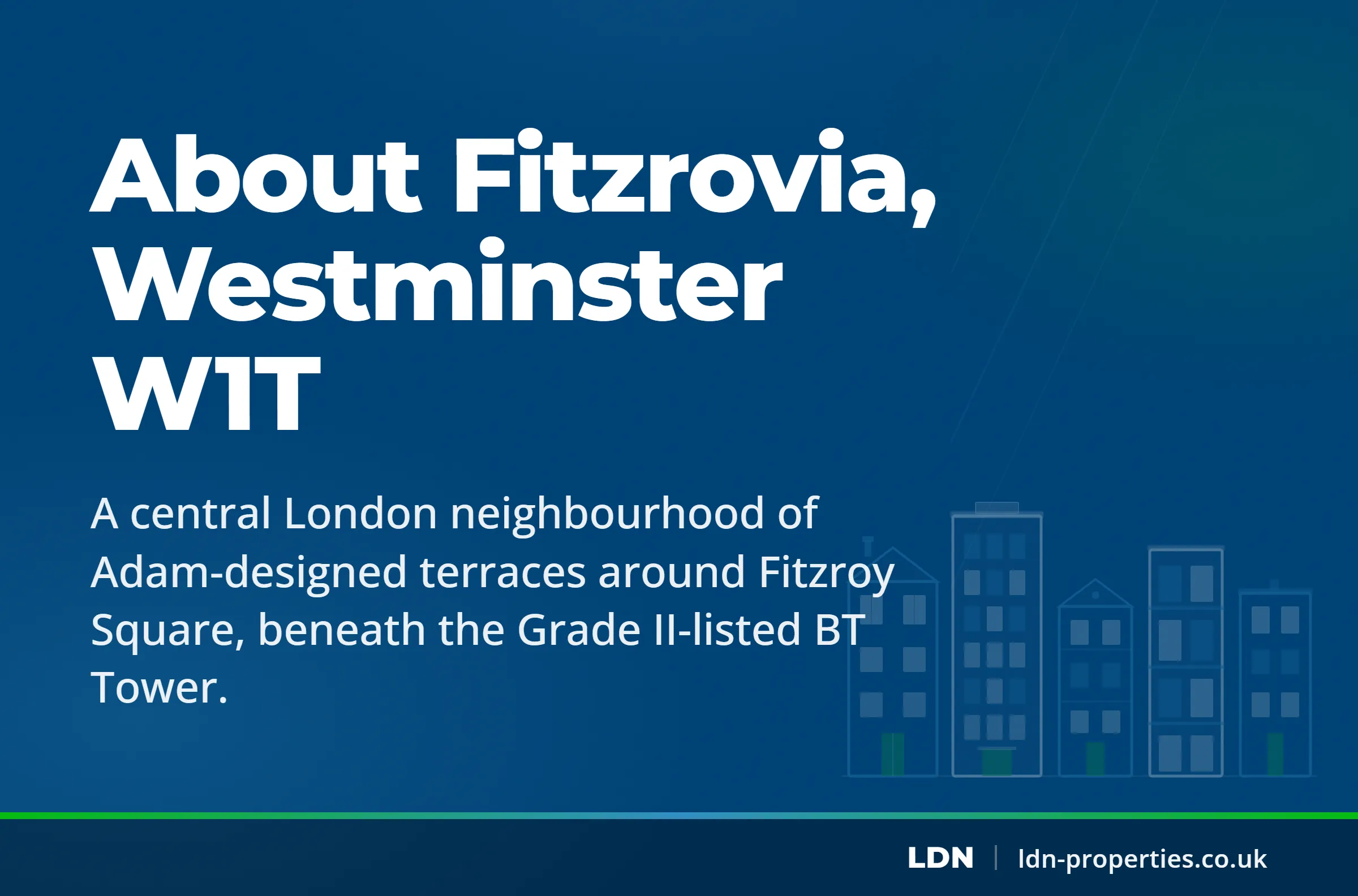 About Fitzrovia, Westminster W1T — LDN Properties