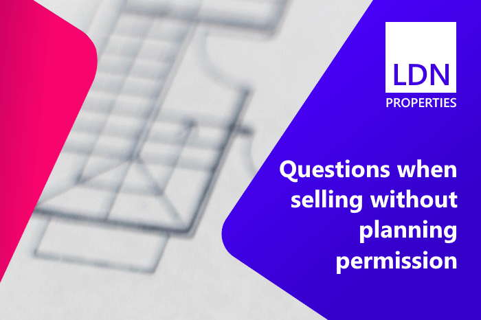 Questions about selling without planning permission