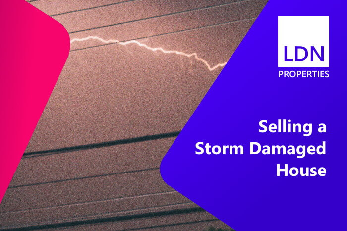 Selling a storm damaged house