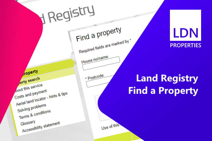 When was my house built - Land Registry service