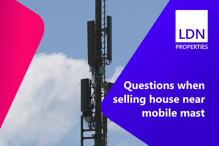 Questions when selling near mobile mast