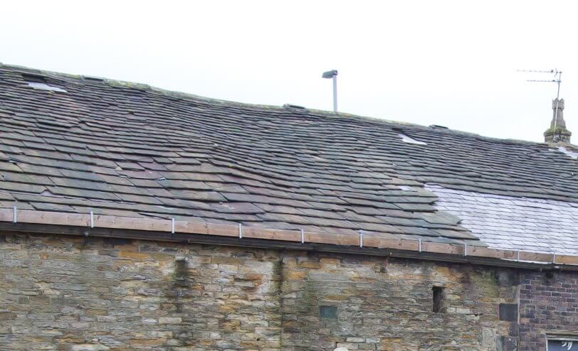 House with a bad roof