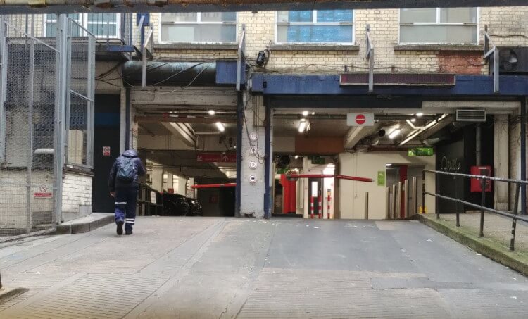 Car park entrance