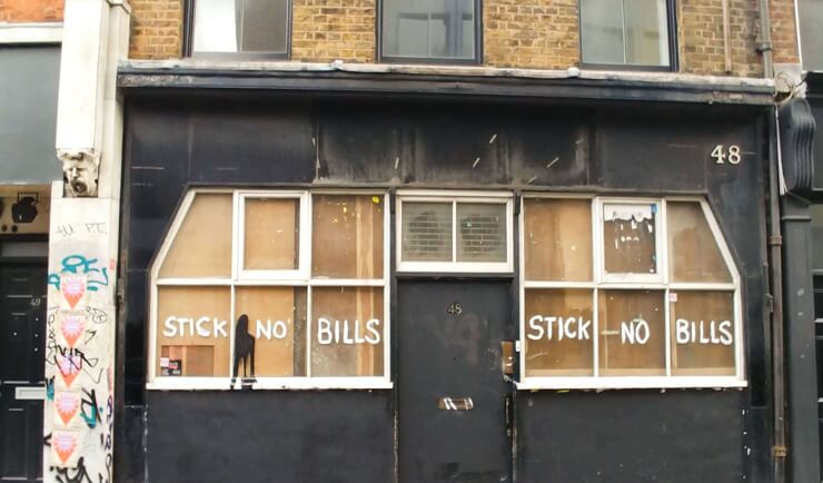 Selling an empty shop