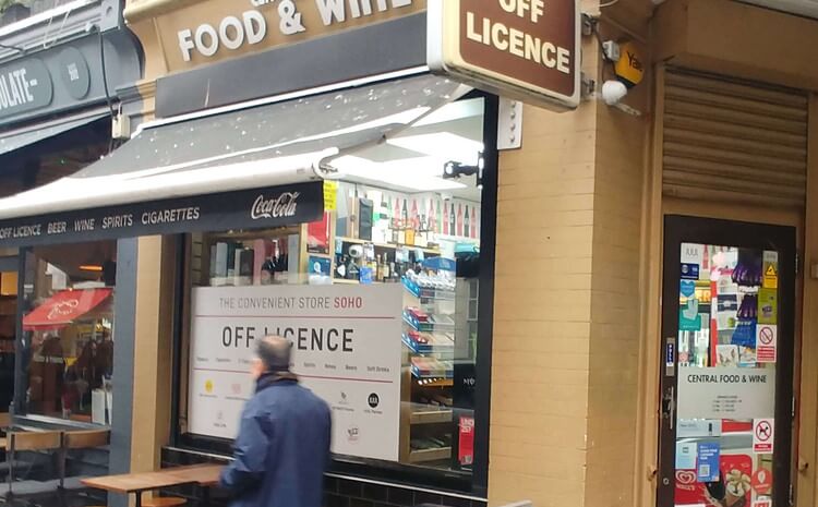 Selling shop in town