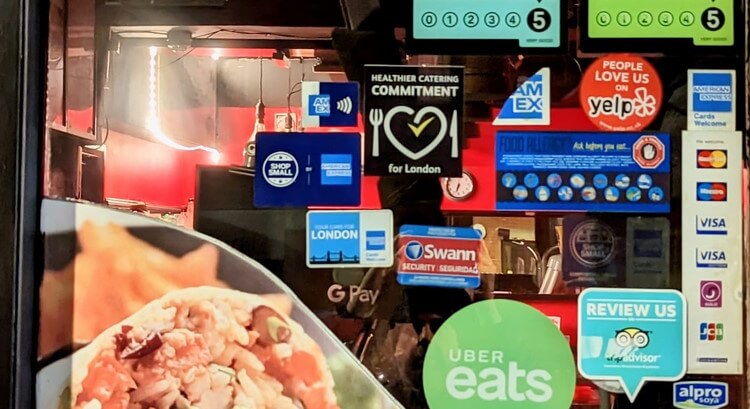 Selling takeaway shop