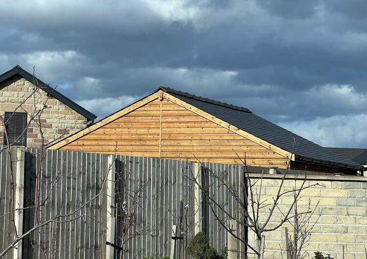 Back of ecohouse