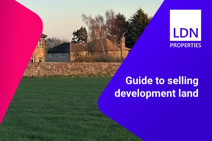 Selling development land