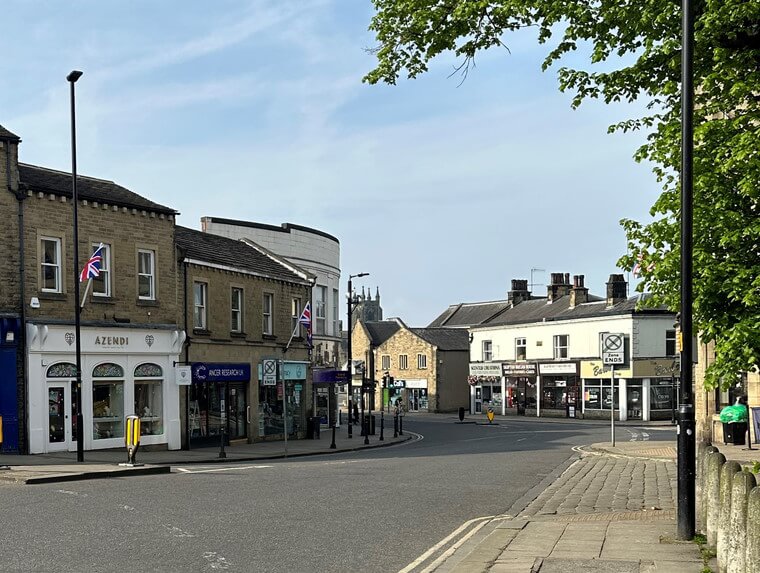 Mixed use property on high street