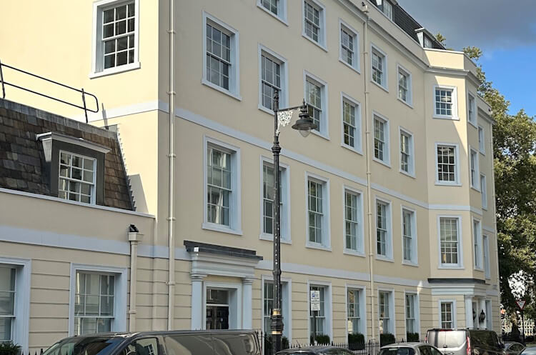 Flat with service charge arrears