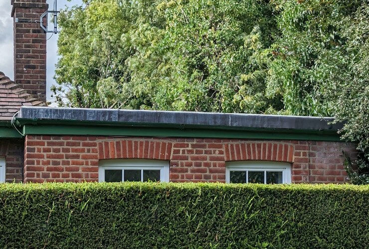 House with a flat roof