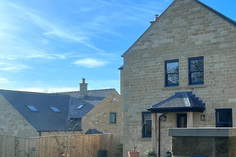 Selling house with a metal roof