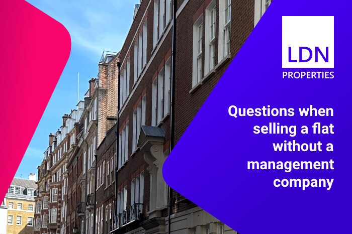 Questions when selling a flat without a management company