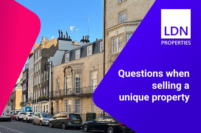 Questions when selling a unique property