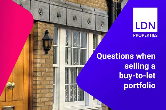 Questions when selling a buy to let portfolio