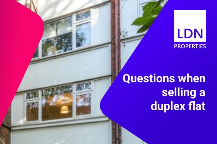 Questions when selling a duplex flat
