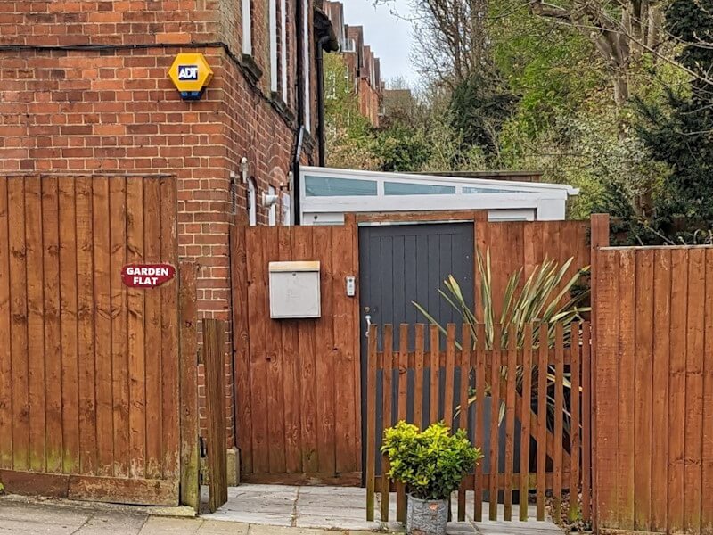 Selling a garden flat