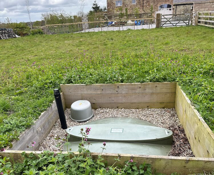 Selling house with a sewage treatment plant